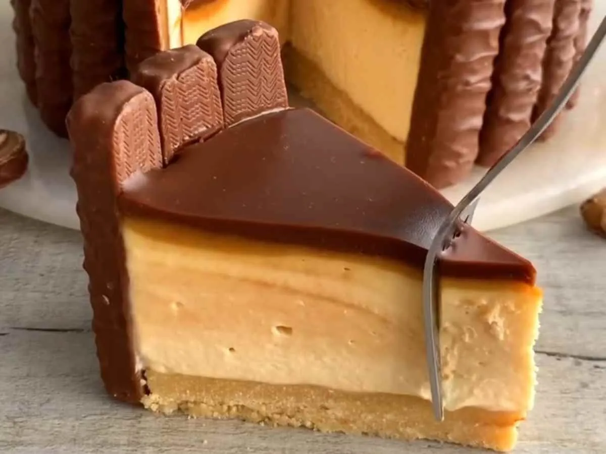 Cheesecake de Caramelo e Twix