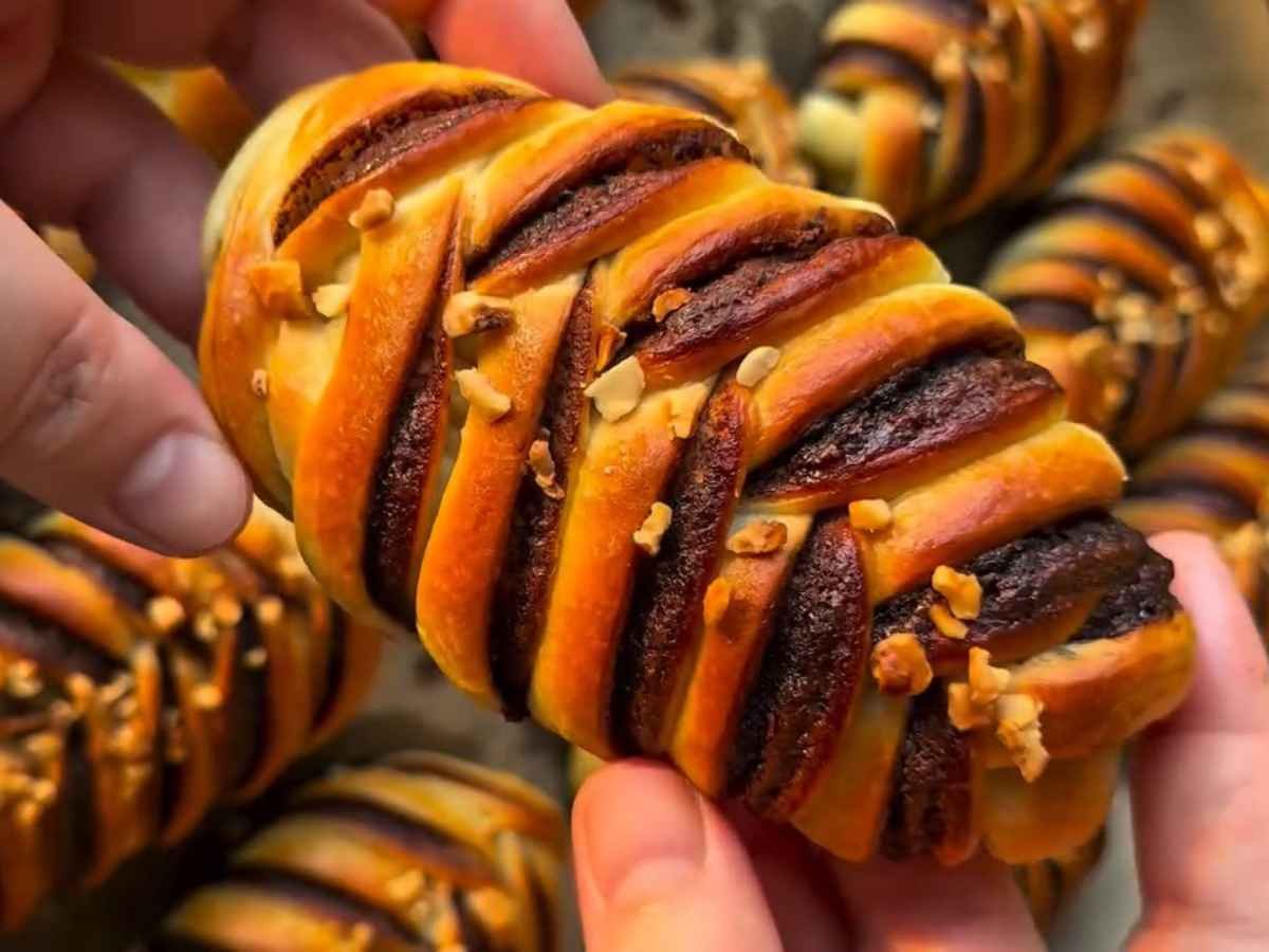 Pão Trançado Recheado com Chocolate: Macio, Fofinho e Irresistível